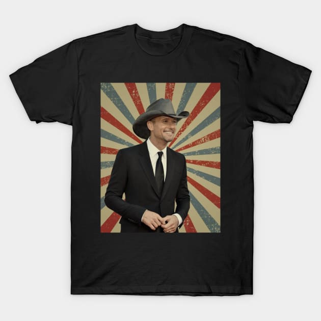 Tim McGraw T-Shirt by LivingCapital 